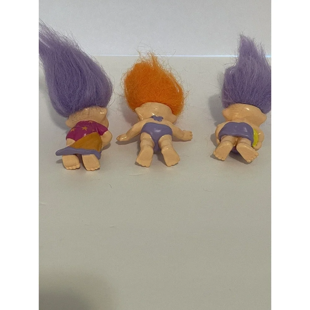 Magic Trolls Babies Lot 3 Toy Doll Figures 1991 Cassia Samara Jacaranda Retro